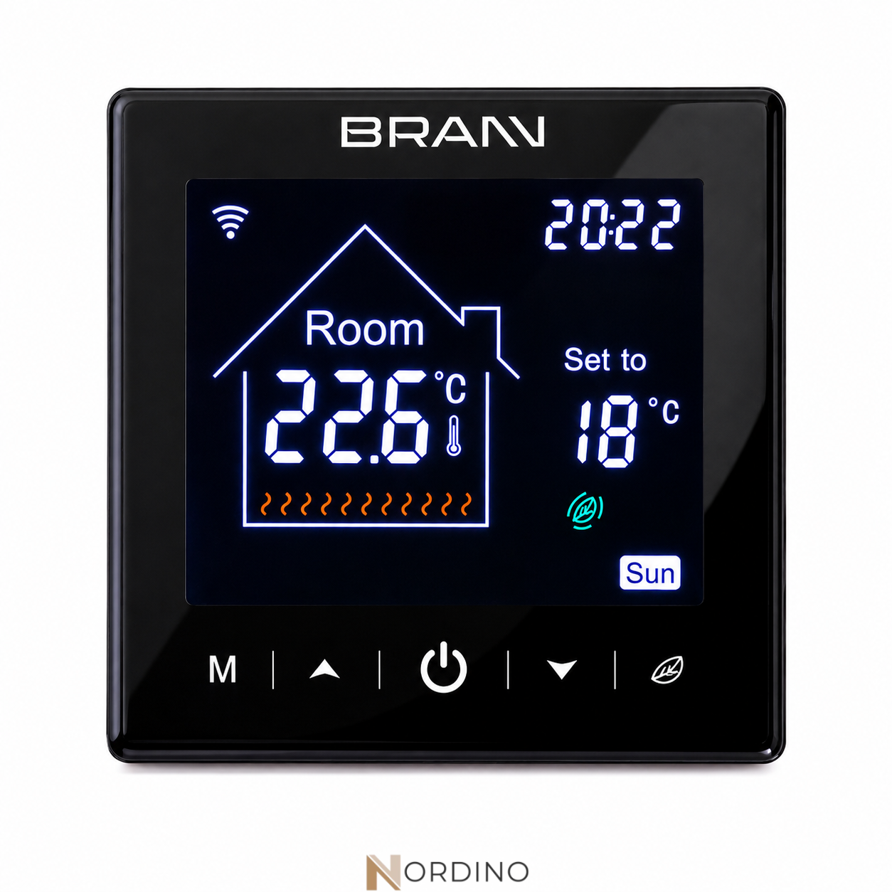 Termostat BRANN BC 400E TUYA WIFI - czarny