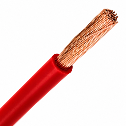 Przewód instalacyjny czerwony